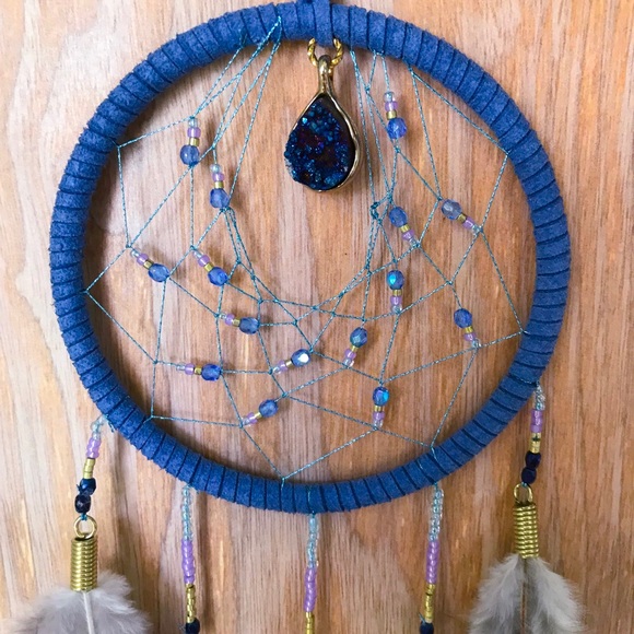 Blue crystal dream catcher - Picture 2 of 4